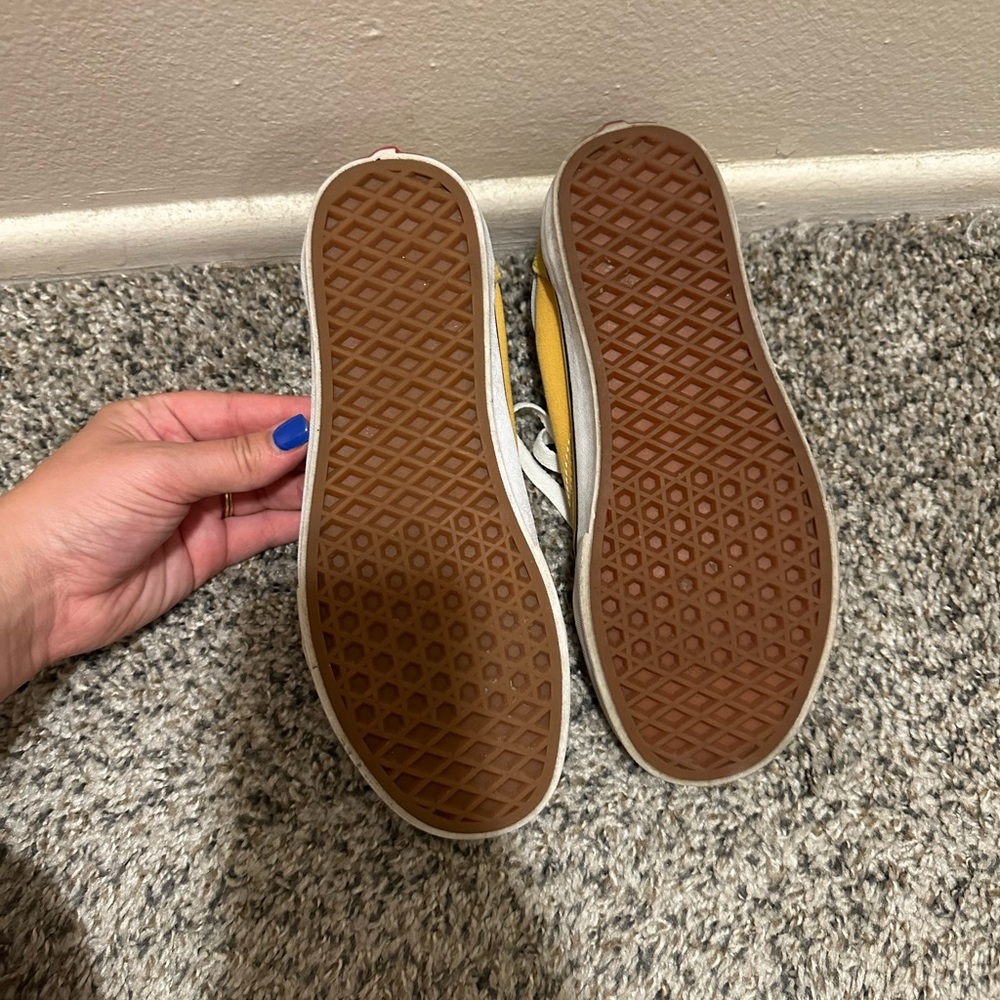 Vans Women’s Bright Yellow Sneakers - Picture 8 of 9